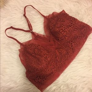 Aerie bralette in orange